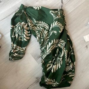 One shoulder puff sleeve mini dress